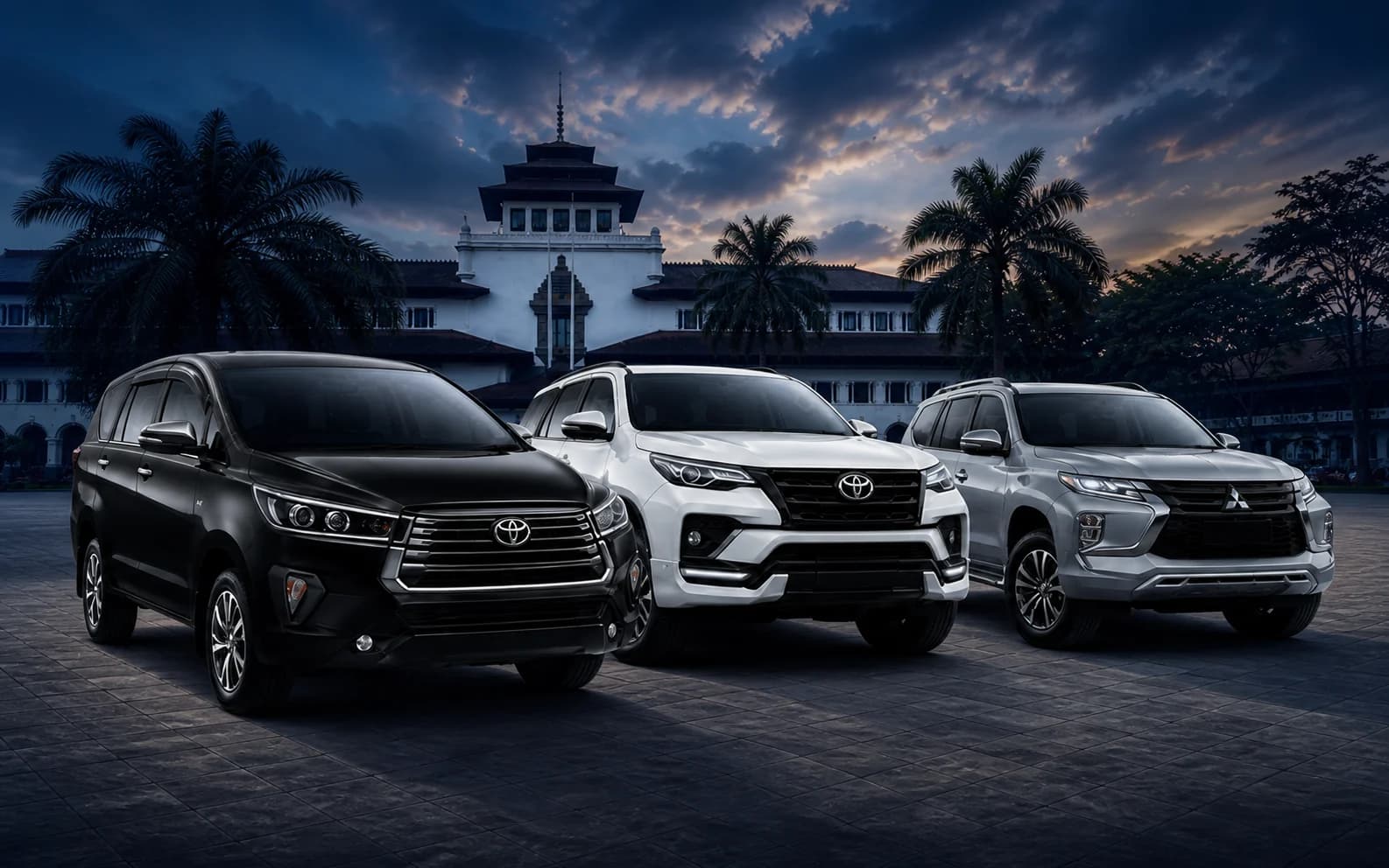 Pilihan armada Innova, Fortuner, dan Pajero Ibrahim Rent Car Bandung